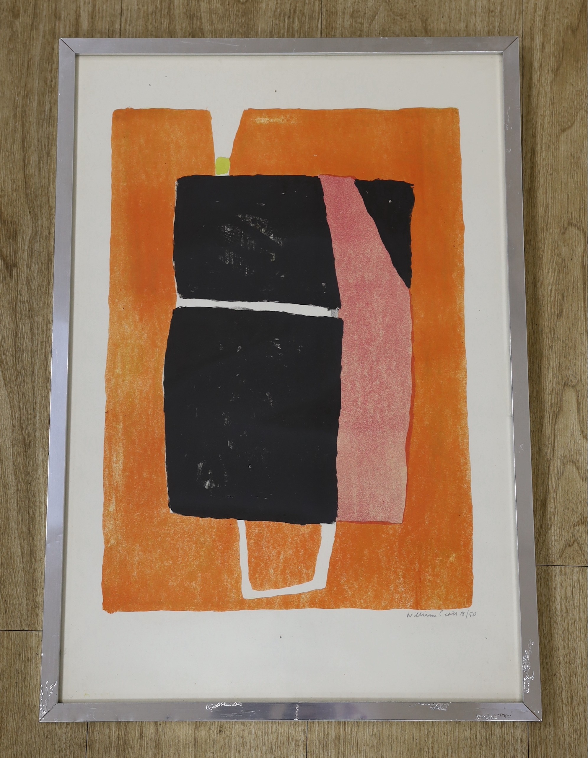 William Scott RA (1913-1989), lithograph, 'Busby (1953)', signed in pencil, 18/50, sheet 55 x 37cm